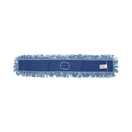 BOARDWALK Dust Mop Head, Cotton/Synthetic Blend, 48" x 5", Blue BWK1148